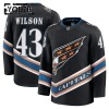 Barn Ishockey Washington Capitals tröja Fanatics Premium Tom Wilson 2024-25 Svart Tredje